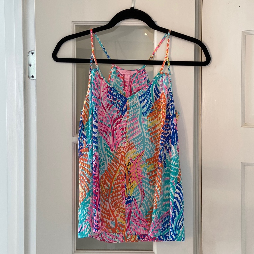 Lilly Pulitzer XS sleeveless silk top